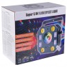 LIGHT4ME Turbo Flower - efekt disco LED PAR UV kula laser stroboskop - 6