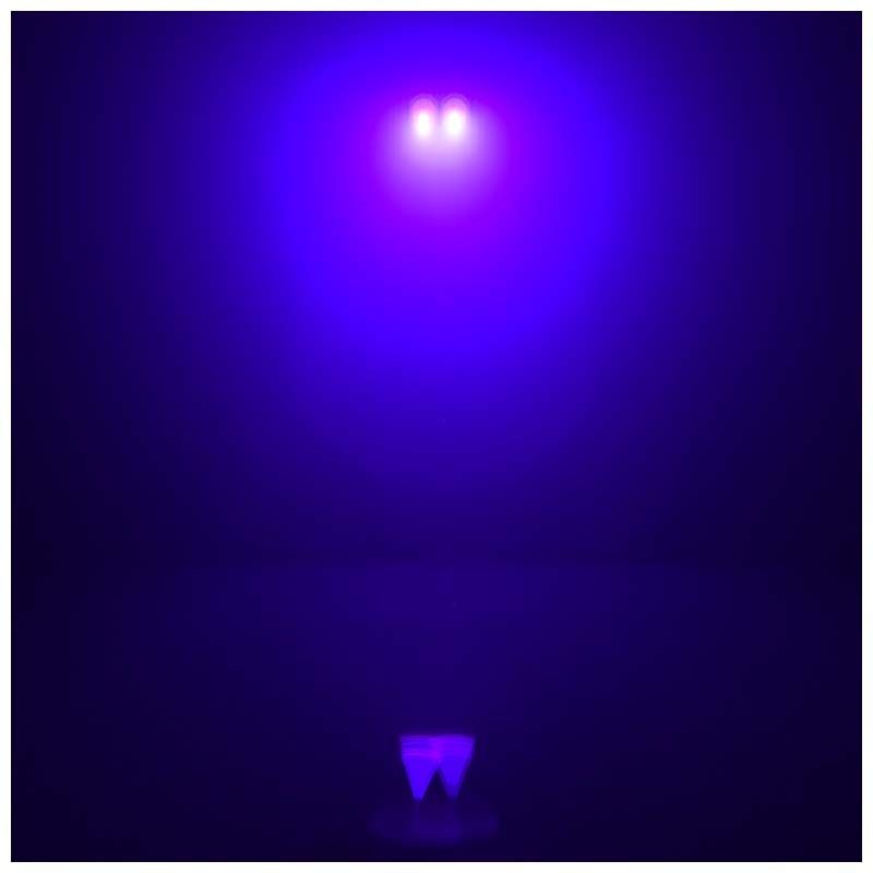 LIGHT4ME Turbo Flower - efekt disco LED PAR UV kula laser stroboskop - 12