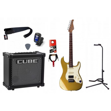 Gitara Elektryczna + Wzmacniacz 10W Tuner Zestaw 784 - 1