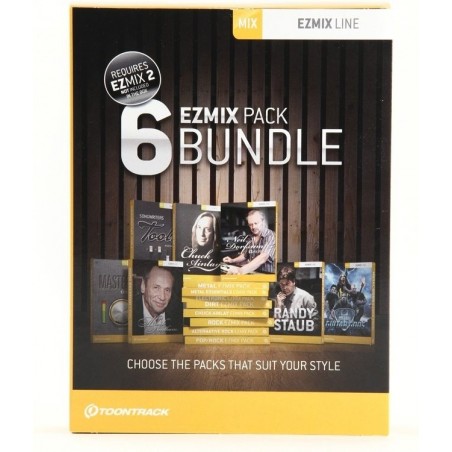 Toontrack EZmix 6 Pack Bundle - zestaw