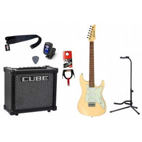 Gitara Elektryczna + Wzmacniacz 10W Tuner Zestaw 814 - 1