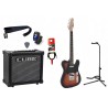 Gitara Elektryczna + Wzmacniacz 10W Tuner Zestaw 828 - 1 Gitara Elektryczna + Wzmacniacz 10W Tuner Zestaw 828 - 1
