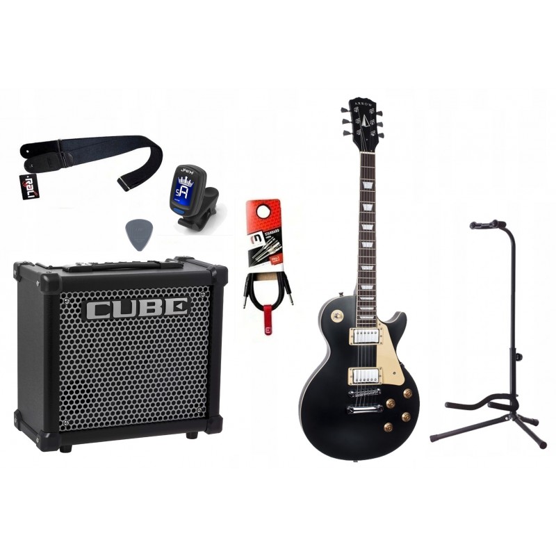 Gitara Elektryczna + Wzmacniacz 10W Tuner Zestaw 834 - 1