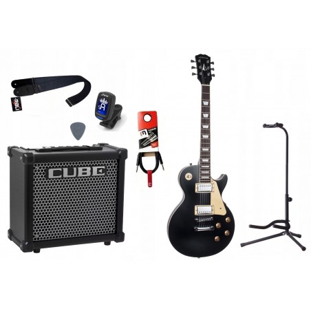 Gitara Elektryczna + Wzmacniacz 10W Tuner Zestaw 834 - 1