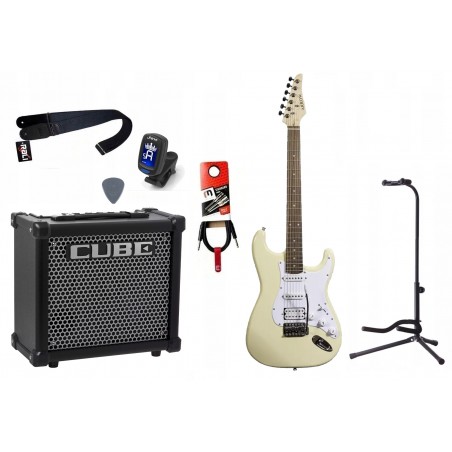 Gitara Elektryczna + Wzmacniacz 10W Tuner Zestaw 841 - 1