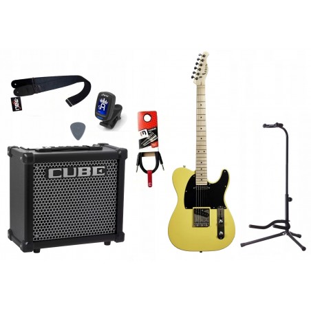 Gitara Elektryczna + Wzmacniacz 10W Tuner Zestaw 843 - 1