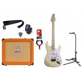 Gitara Elektryczna + Wzmacniacz 20W Tuner Zestaw 870 - 1