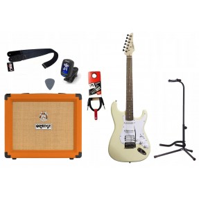 Gitara Elektryczna + Wzmacniacz 20W Tuner Zestaw 878 - 1