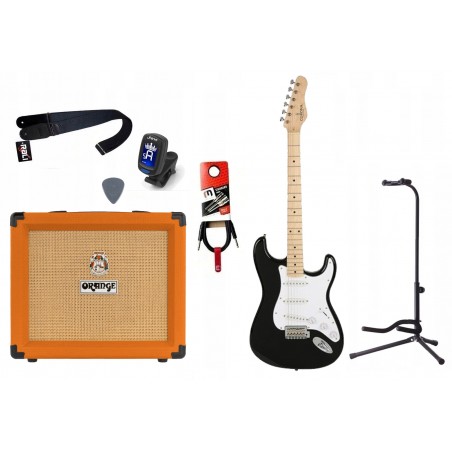 Gitara Elektryczna + Wzmacniacz 20W Tuner Zestaw 882 - 1