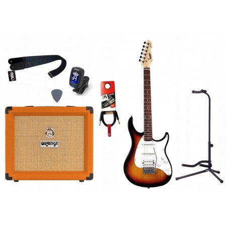 Gitara Elektryczna + Wzmacniacz 20W Tuner Zestaw 905 - 1