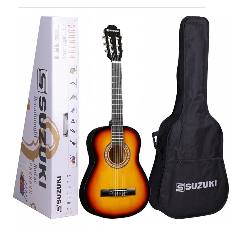 Suzuki SCG-2 SB - Gitara klasyczna 3sls4 + pokrowiec