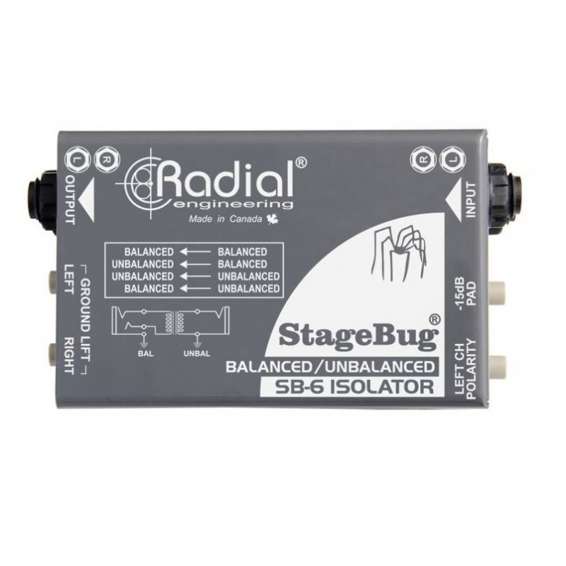 Radial PRO StageBug SB-6 - di-box