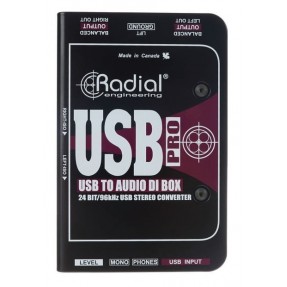 RADIAL PRO USB Pro - USB Stereo DI Box