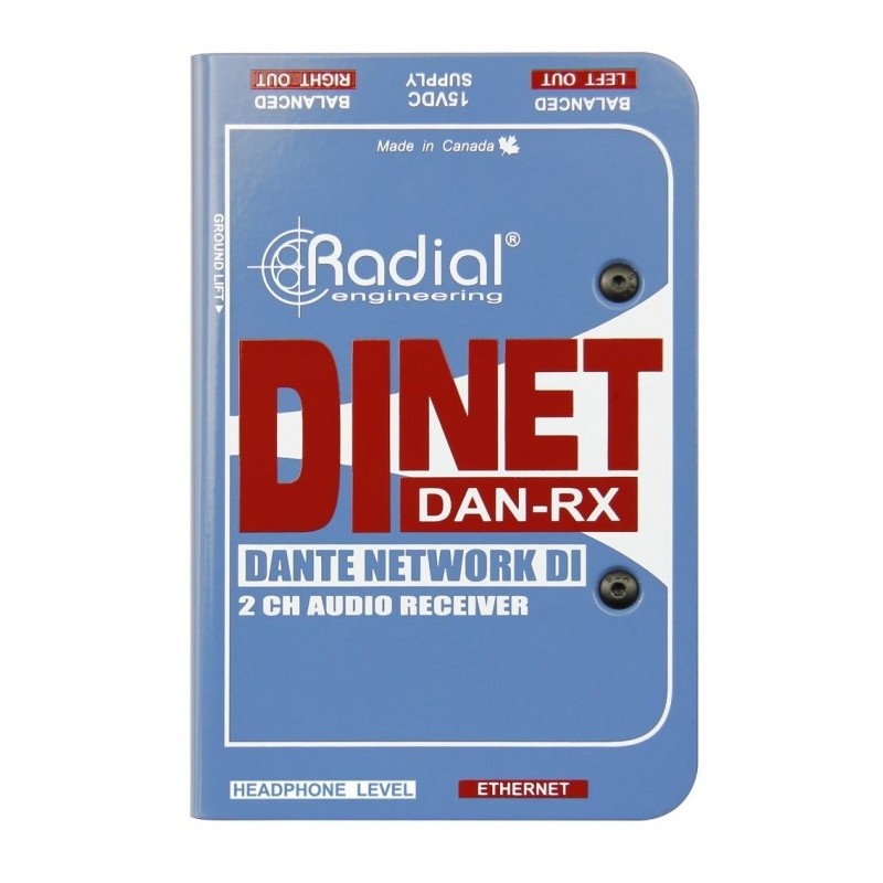 RADIAL PRO DiNET DAN-RX - odbiornik sieciowy Dante