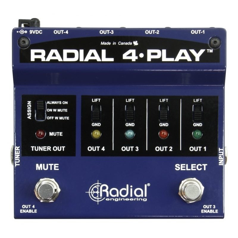 Radial Pro 4-Play - di-box