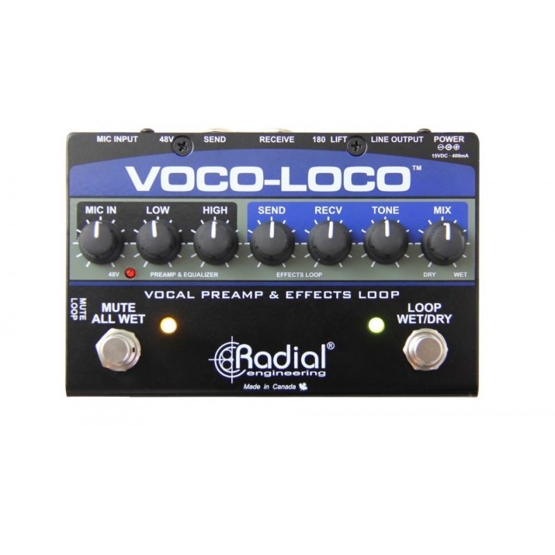Radial Pro Voco-Loco - Preamp mikrofonowy