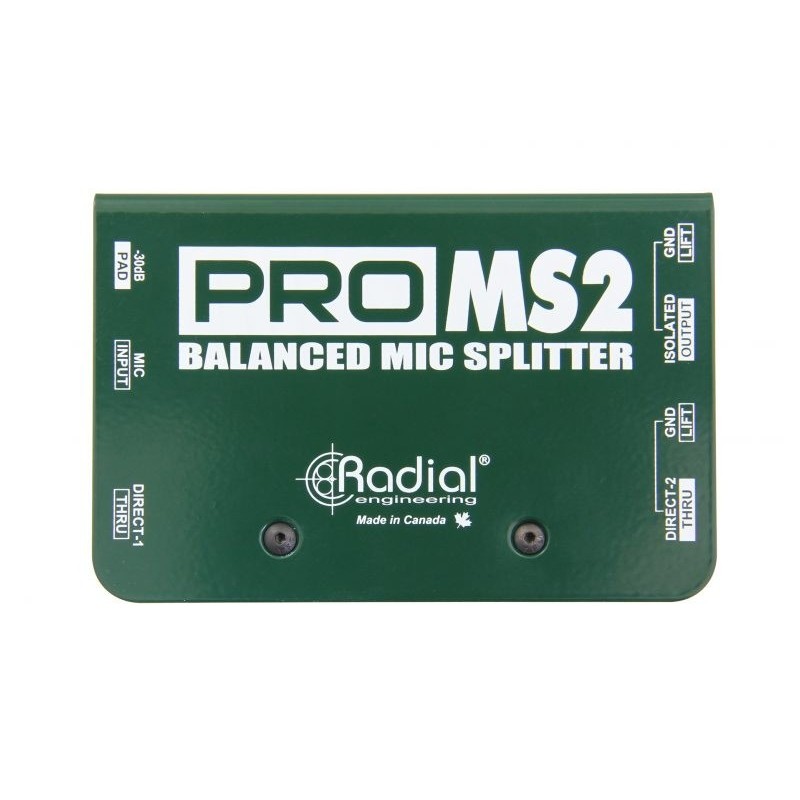 RADIAL PRO MS2 - splitter mikrofonowy