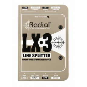 RADIAL PRO LX-3 - rozdzielacz sygnału
