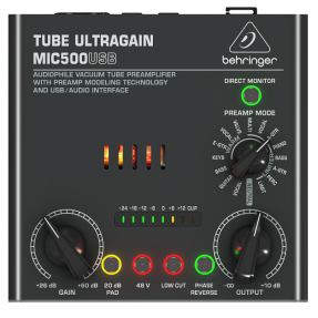 Behringer MIC 500 USB - przedwzmacniacz mikrofonowy - 5