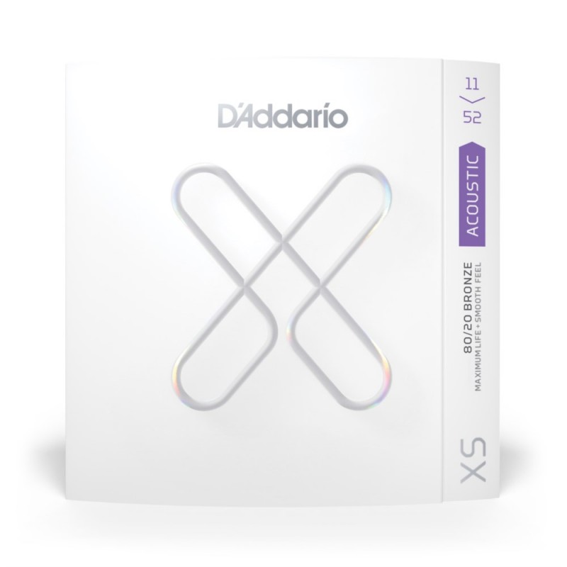 D'Addario XSABR1152 - Struny do gitary akustycznej (11-52) - 2 D'Addario XSABR1152 - Struny do gitary akustycznej (11-52) - 2