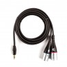 D'Addario PW-MPXLR-06 - Kabel audio 1x Jack - 2x XLR - 1 D'Addario PW-MPXLR-06 - Kabel audio 1x Jack - 2x XLR - 1