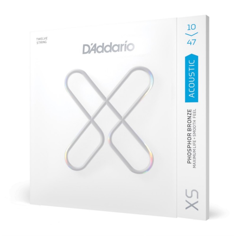 D'Addario XSAPB1047-12 - Struny do gitary akustycznej 12-strunowe (10-47) - 1 D'Addario XSAPB1047-12 - Struny do gitary akustycznej 12-strunowe (10-47) - 1