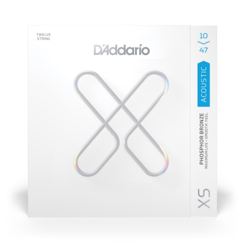 D'Addario XSAPB1047-12 - Struny do gitary akustycznej 12-strunowe (10-47) - 2 D'Addario XSAPB1047-12 - Struny do gitary akustycznej 12-strunowe (10-47) - 2