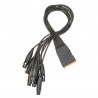 D'Addario PW-XLRFB-01 - Kabel multicore (0,45 m) - 1 D'Addario PW-XLRFB-01 - Kabel multicore (0,45 m) - 1