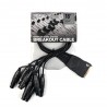 D'Addario PW-XLRFB-01 - Kabel multicore (0,45 m) - 2 D'Addario PW-XLRFB-01 - Kabel multicore (0,45 m) - 2