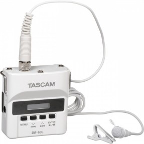Tascam DR-10LW - rejestrator cyfrowy, biały