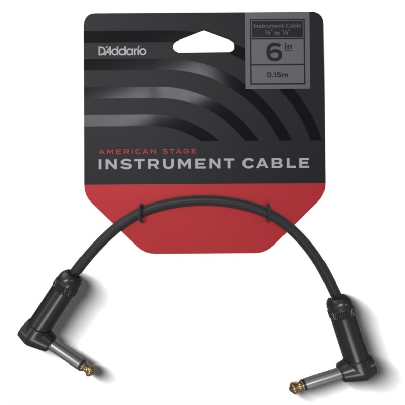 D'Addario PW-AMSPRR-105 - Kabel do efektów gitarowych (15.2 cm) - 2 D'Addario PW-AMSPRR-105 - Kabel do efektów gitarowych (15.2 cm) - 2