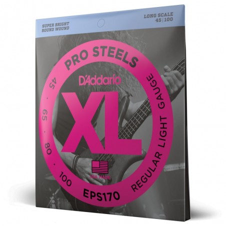 D'Addario EPS170 - Struny do gitary basowej (45-100) - 1