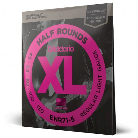 D'Addario ENR71-5 - Struny do gitary basowej 5-strunowe (45-130) - 1