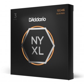 D'Addario NYXL1046-3P - Struny do gitary elektrycznej (10-46, 3 kpl.) - 1