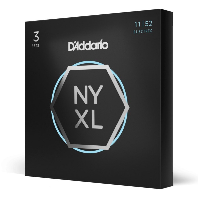 D'Addario NYXL1152-3P - Struny do gitary elektrycznej (11-52, 3 kpl.) - 1 D'Addario NYXL1152-3P - Struny do gitary elektrycznej (11-52, 3 kpl.) - 1