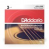 D'Addario EJ17-3D - Struny do gitary akustycznej (13-56, 3 kpl.) - 2 D'Addario EJ17-3D - Struny do gitary akustycznej (13-56, 3 kpl.) - 2