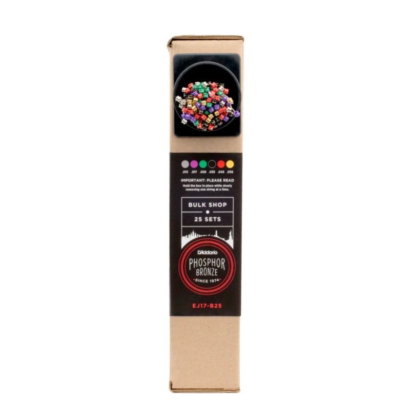 D'Addario EJ17-B25 - Struny do gitary akustycznej (13-56, 25 kpl.) - 2 D'Addario EJ17-B25 - Struny do gitary akustycznej (13-56, 25 kpl.) - 2