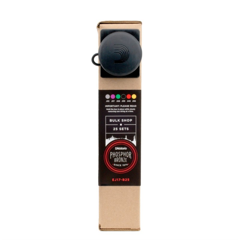 D'Addario EJ17-B25 - Struny do gitary akustycznej (13-56, 25 kpl.) - 3 D'Addario EJ17-B25 - Struny do gitary akustycznej (13-56, 25 kpl.) - 3
