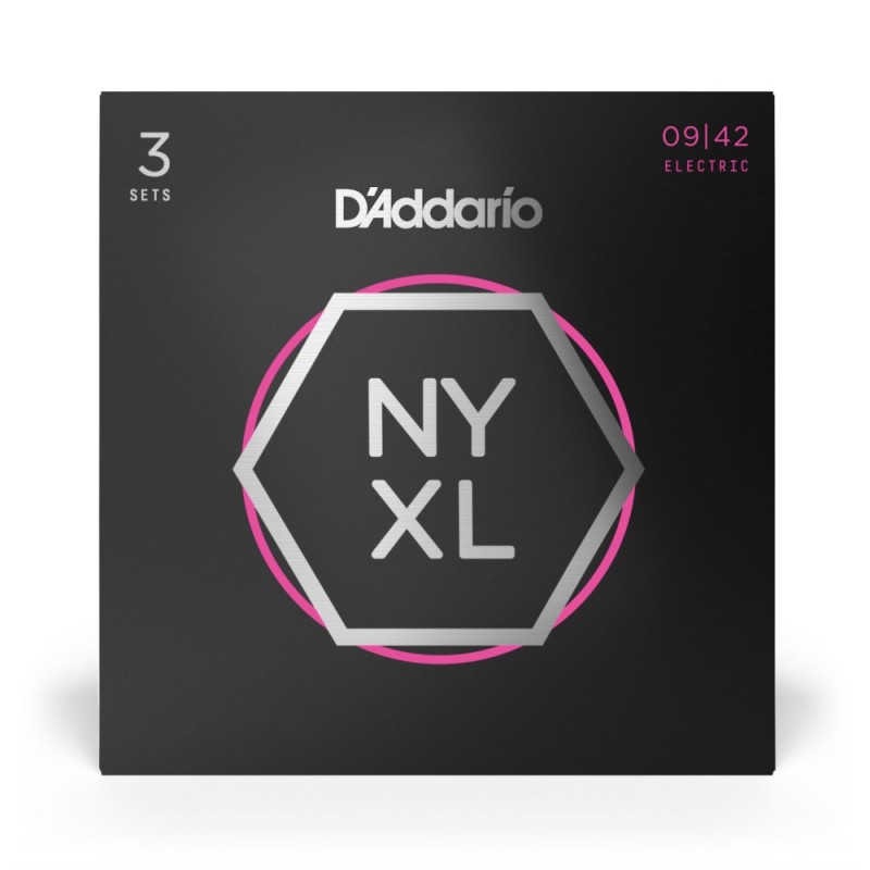 D'Addario NYXL0942-3P - Struny do gitary elektrycznej (9-42, 3 kpl.) - 2 D'Addario NYXL0942-3P - Struny do gitary elektrycznej (9-42, 3 kpl.) - 2