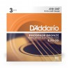 D'Addario EJ15-3D - Struny do gitary akustycznej (10-47, 3 kpl.) - 2 D'Addario EJ15-3D - Struny do gitary akustycznej (10-47, 3 kpl.) - 2