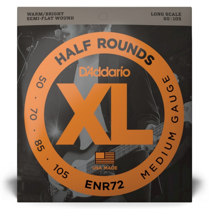 D'Addario ENR72 - Struny do gitary basowej (50-105) - 2 D'Addario ENR72 - Struny do gitary basowej (50-105) - 2