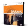 D'Addario EJ10-3D - Struny do gitary akustycznej (10-47, 3 kpl.) - 1 D'Addario EJ10-3D - Struny do gitary akustycznej (10-47, 3 kpl.) - 1