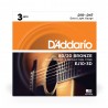 D'Addario EJ10-3D - Struny do gitary akustycznej (10-47, 3 kpl.) - 2 D'Addario EJ10-3D - Struny do gitary akustycznej (10-47, 3 kpl.) - 2