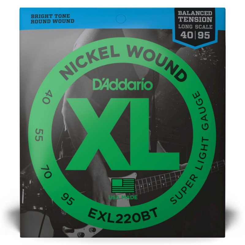 D'Addario EXL220BT - Struny do gitary basowej (40-95) - 2 D'Addario EXL220BT - Struny do gitary basowej (40-95) - 2