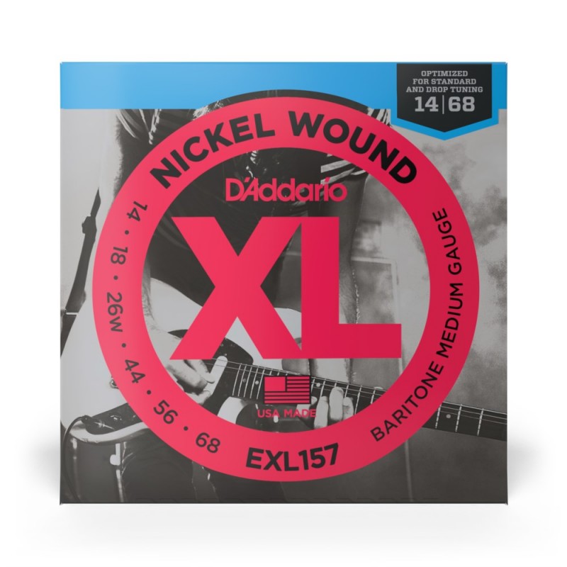 D'Addario EXL157 - Struny do gitary elektrycznej (14-68) - 2 D'Addario EXL157 - Struny do gitary elektrycznej (14-68) - 2