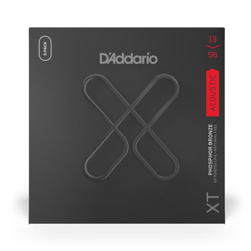 D'Addario XTAPB1356-3P - Struny do gitary akustycznej (13-56, 3 kpl.) - 2 D'Addario XTAPB1356-3P - Struny do gitary akustycznej (13-56, 3 kpl.) - 2