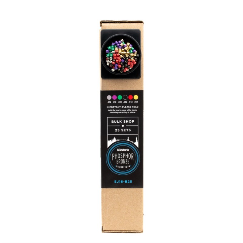 D'Addario EJ16-B25 - Struny do gitary akustycznej (12-53, 25 kpl.) - 2 D'Addario EJ16-B25 - Struny do gitary akustycznej (12-53, 25 kpl.) - 2
