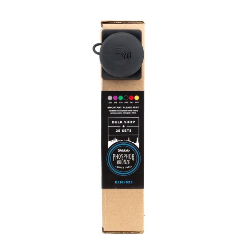 D'Addario EJ16-B25 - Struny do gitary akustycznej (12-53, 25 kpl.) - 3 D'Addario EJ16-B25 - Struny do gitary akustycznej (12-53, 25 kpl.) - 3
