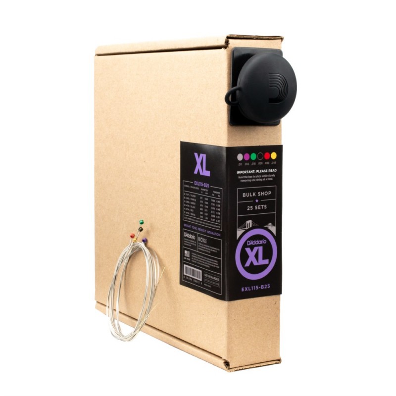 D'Addario EXL115-B25 - Struny do gitary elektrycznej (11-49, 25 kpl.) - 1 D'Addario EXL115-B25 - Struny do gitary elektrycznej (11-49, 25 kpl.) - 1