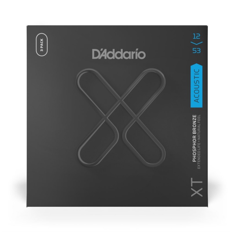 D'Addario XTAPB1253-3P - Struny do gitary akustycznej (12-53, 3 kpl.) - 2 D'Addario XTAPB1253-3P - Struny do gitary akustycznej (12-53, 3 kpl.) - 2